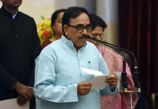 Bharatiya Janata Party (BJP) politician, Mahendra Nath Pandey as minister of state. (AFP) Bharatiya Janata Party (BJP) politician, Mahendra Nath Pandey as minister of state. (AFP)