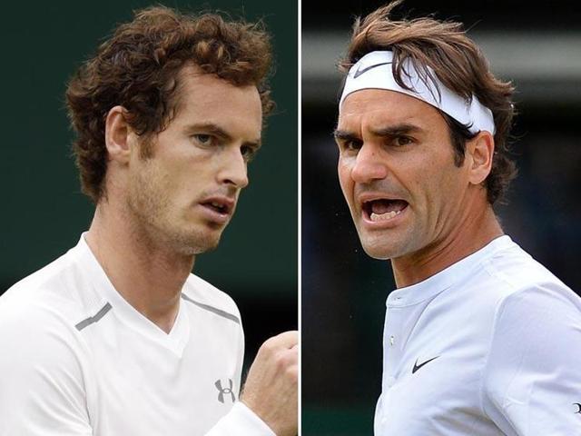 A combination picture of Andy Murray (left) and Roger Federer. (Agencies) A combination picture of Andy Murray (left) and Roger Federer. (Agencies)