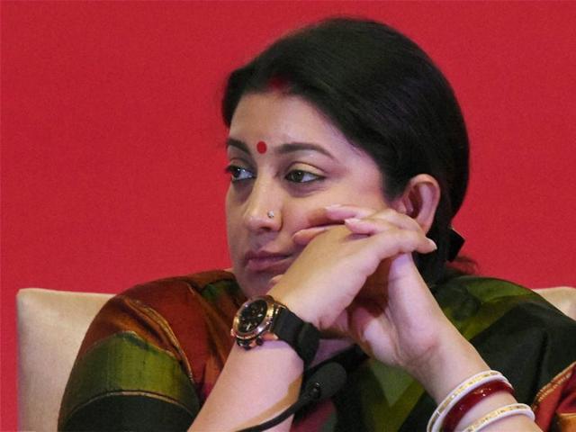 Smriti Irani, arguably India’s most Twitter savvy minister after Prime Minister Narendra Modi, hasn’t tweeted in several hours now. (PTI) Smriti Irani, arguably India’s most Twitter savvy minister after Prime Minister Narendra Modi, hasn’t tweeted in several hours now. (PTI)