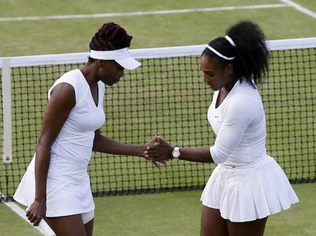 Venus Williams, left, and Serena Williams of the U.S. (AP) Venus Williams, left, and Serena Williams of the U.S. (AP)