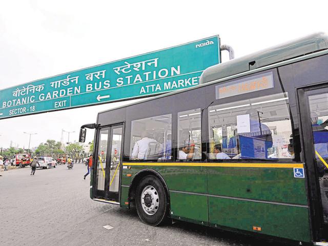 At present, the Uttar Pradesh State Road Transport Corporation (UPSRTC) has a fleet of 40 buses that is operating between Noida and Greater Noida via Dadri-Surajpur-Chhalera Road and the Noida-Greater Noida Expressway. (HT) At present, the Uttar Pradesh State Road Transport Corporation (UPSRTC) has a fleet of 40 buses that is operating between Noida and Greater Noida via Dadri-Surajpur-Chhalera Road and the Noida-Greater Noida Expressway. (HT)