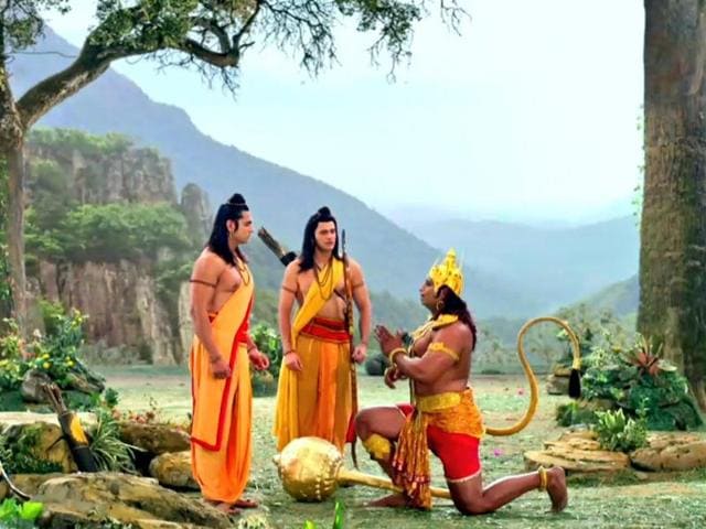 Every character on Siya Ke Ram has got eight replicas of each costume to be safe in case they get drenched in rain. (Twitter) Every character on Siya Ke Ram has got eight replicas of each costume to be safe in case they get drenched in rain. (Twitter)