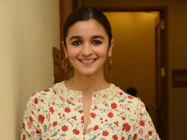 Actor Alia Bhatt says she loves the attention she gets because of being a Bollywood actor.(Yogen Shah/HT photo)