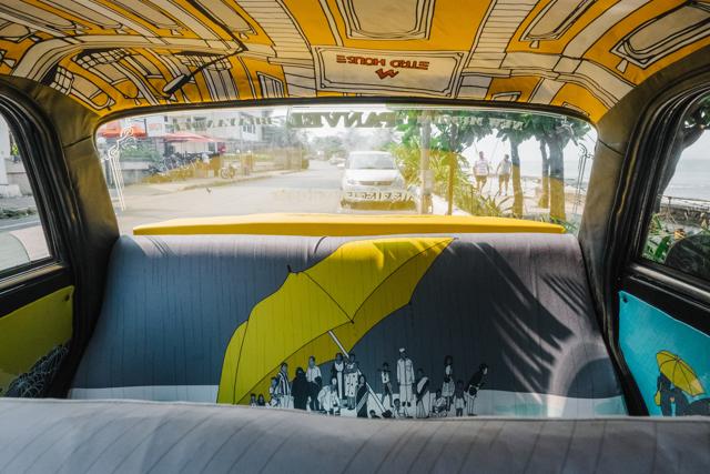 Interiors of a taxi revamped earlier by Taxi Project (Photo: taxi fabric) Interiors of a taxi revamped earlier by Taxi Project (Photo: taxi fabric)