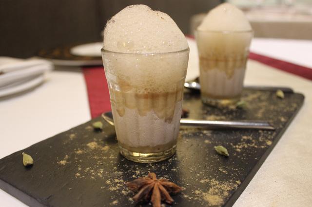 Chai ice cream, masala foam, dalchini cookies at Masala Library (Photo: Masala Library) Chai ice cream, masala foam, dalchini cookies at Masala Library (Photo: Masala Library)