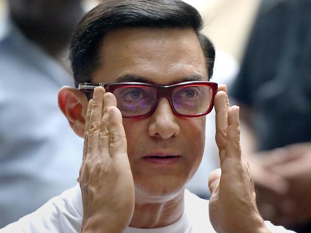 Aamir Khan spoke to the media after celebrating Eid with his mother. (PTI) Aamir Khan spoke to the media after celebrating Eid with his mother. (PTI)