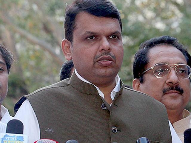Maharashtra chief minister Devendra Fadnavis addresses a press conference at Vidhan Bhavan in Mumbai. (HT File Photo) Maharashtra chief minister Devendra Fadnavis addresses a press conference at Vidhan Bhavan in Mumbai. (HT File Photo)
