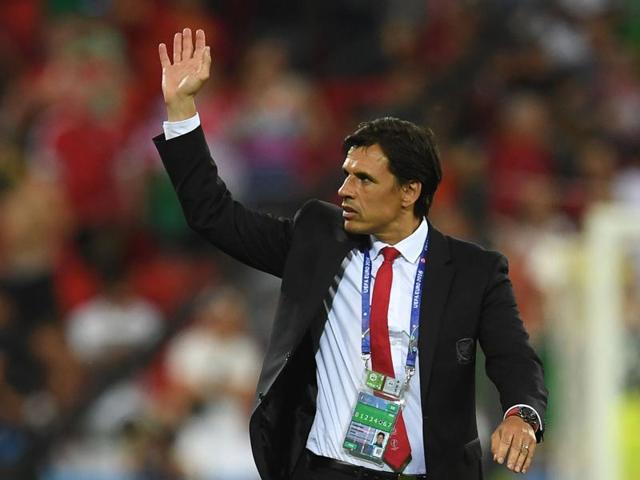 Wales' coach Chris Coleman reacts at the end of the Euro 2016 semifinal football match against Portugal at the Parc Olympique Lyonnais stadium in Décines-Charpieu, near Lyon. (AFP Photo) Wales' coach Chris Coleman reacts at the end of the Euro 2016 semifinal football match against Portugal at the Parc Olympique Lyonnais stadium in Décines-Charpieu, near Lyon. (AFP Photo)