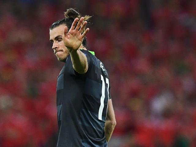 Wales' forward Gareth Bale reacts during the Euro 2016 semifinal football match between Portugal and Wales. (AFP Photo) Wales' forward Gareth Bale reacts during the Euro 2016 semifinal football match between Portugal and Wales. (AFP Photo)