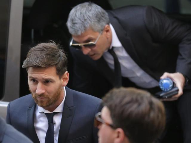 The court in Barcelona said in a ruling that Messi and his father defrauded the Spanish tax office of almost 4.2 million euros between 2007 and 2009 by using a web of shell companies to evade taxes on income from the player’s image rights. (AP Photo) The court in Barcelona said in a ruling that Messi and his father defrauded the Spanish tax office of almost 4.2 million euros between 2007 and 2009 by using a web of shell companies to evade taxes on income from the player’s image rights. (AP Photo)