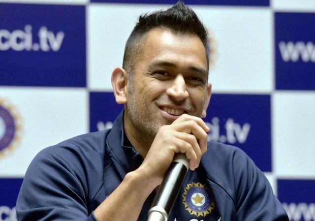Indian skipper Mahendra Singh Dhoni speaks during a press conference for the Zimbabwe tour, in Mumbai. (PTI File Photo)