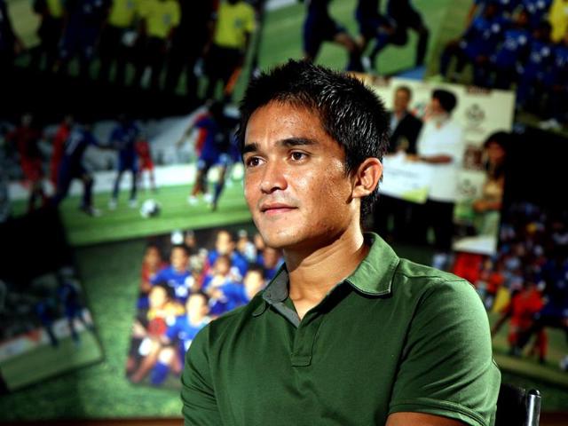 Sunil Chhetri prefers home-cooked meals made by his mother (Photo: HT File) Sunil Chhetri prefers home-cooked meals made by his mother (Photo: HT File)