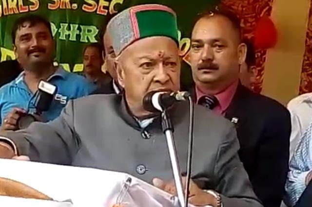 Singh said this while addressing the gathering at the inauguration of the Government Senior Secondary School for Dashalani during his visit to his former assembly segment Rohru on July 4 and 5. (Video grab) Singh said this while addressing the gathering at the inauguration of the Government Senior Secondary School for Dashalani during his visit to his former assembly segment Rohru on July 4 and 5. (Video grab)
