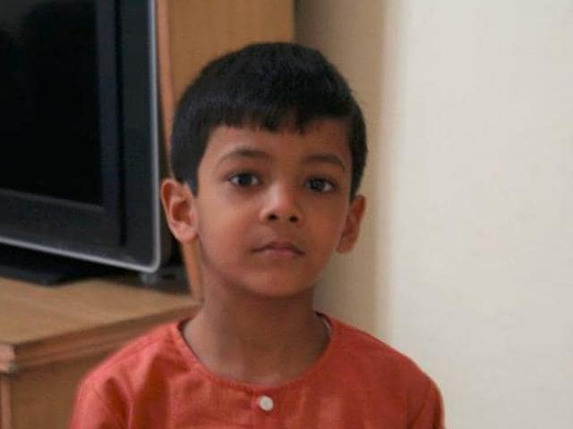 The incident occurred on Wednesday evening when Aditya Wardhan, 9, was playing in the swimming pool of Mahagun Moderne society at Sector 78.(HT Photo) The incident occurred on Wednesday evening when Aditya Wardhan, 9, was playing in the swimming pool of Mahagun Moderne society at Sector 78.(HT Photo)
