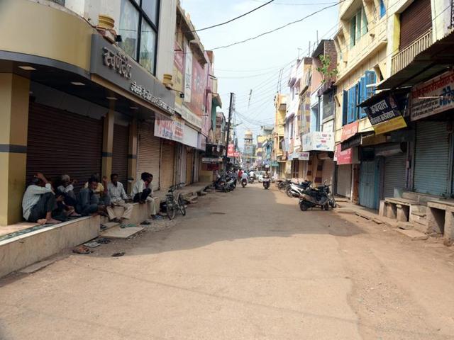 Many towns in the Neemuch (in picture) and Mandsaur districts of Madhya Pradesh saw an unannounced bandh on Eid-ul-Fitr, July 7, 2016. Many towns in the Neemuch (in picture) and Mandsaur districts of Madhya Pradesh saw an unannounced bandh on Eid-ul-Fitr, July 7, 2016.