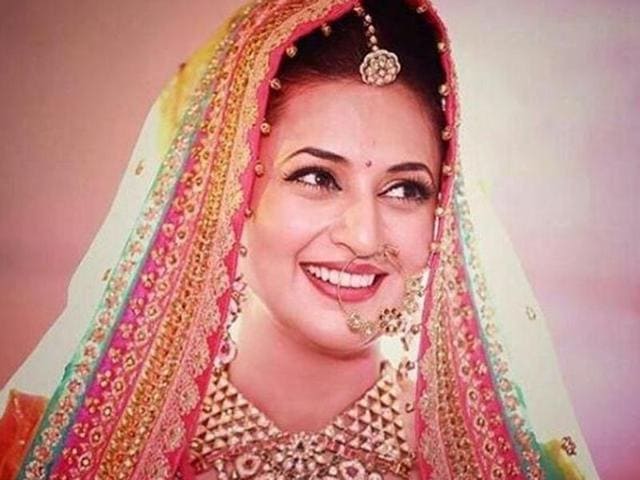 The beautiful bride played princess for the day in what looks like the ultimate celebrity wedding. (Instagram)