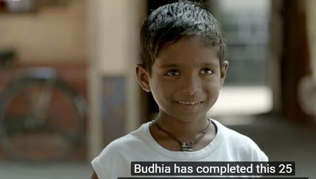 Mayur as Budhia Singh in the film.
