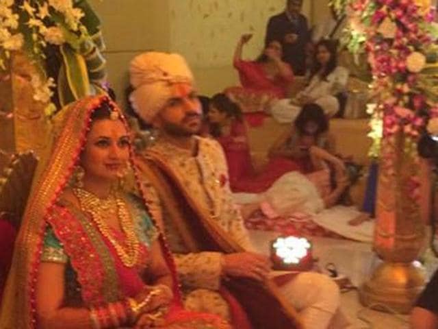 Popular TV co-stars Divyanka and Vivek are now husband and wife in real life. (SnehalSahay/Facebook)