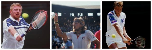 Strangely, former greats Boris Becker, Bjorn Borg and Stefan Edberg got away with more colour on centre court. (Getty Images)