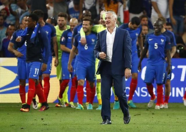 France head coach Didier Deschamps at the end of the game at Stade Velodrome, Marseille, France. (Reuters Photo) France head coach Didier Deschamps at the end of the game at Stade Velodrome, Marseille, France. (Reuters Photo)