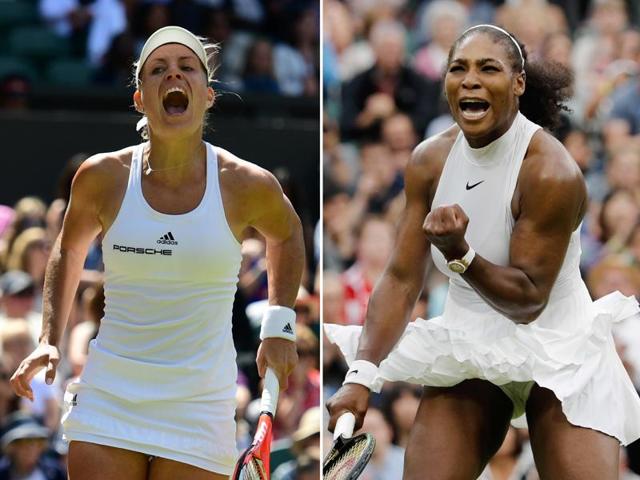 A combination image of Germany’s Angelique Kerber (left) and Serena Williams (right). (AFP File Photo) A combination image of Germany’s Angelique Kerber (left) and Serena Williams (right). (AFP File Photo)
