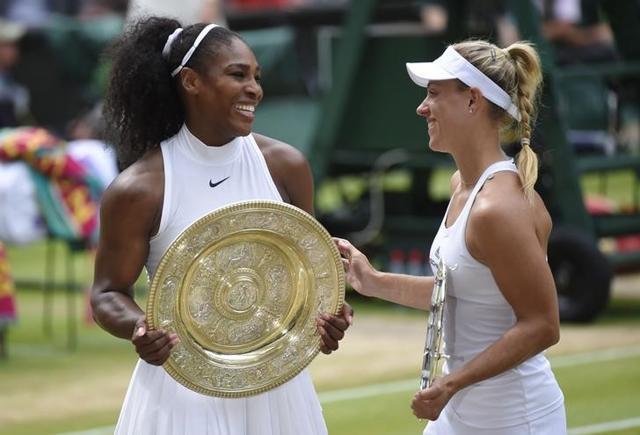 Kerber recognised that she’d been outclassed by Serena on the day. (Reuters) Kerber recognised that she’d been outclassed by Serena on the day. (Reuters)