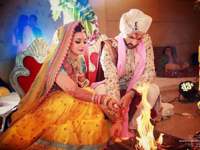 Colourful, happy and royal: Divyanka Tripathi-Vivek Dahiya wedding pics