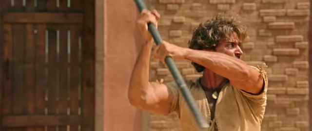 Hrithik Roshan in a still from Mohenjo Daro.