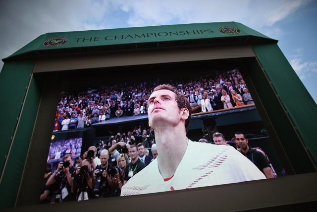 Murray broke into tears after his loss to Federer in his first Wimbledon final, in 2012. (Getty Images) Murray broke into tears after his loss to Federer in his first Wimbledon final, in 2012. (Getty Images)