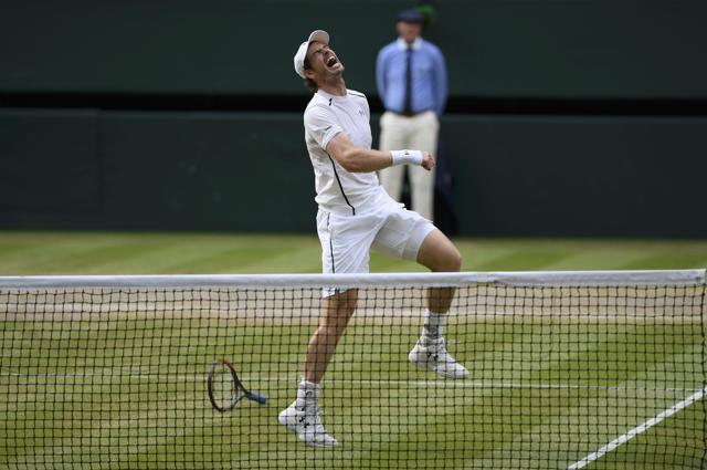 Great Britain's Andy Murray celebrates winning the men’s singles final. (Reuters Photo) Great Britain's Andy Murray celebrates winning the men’s singles final. (Reuters Photo)