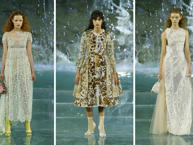 Fendi, now part of French luxury giant LVMH, said it wanted to capture the romance of the nearly 300-year-old monument, visited by millions of tourists every year, where tradition has it visitors can ensure eternal love by drinking its waters. (AP) Fendi, now part of French luxury giant LVMH, said it wanted to capture the romance of the nearly 300-year-old monument, visited by millions of tourists every year, where tradition has it visitors can ensure eternal love by drinking its waters. (AP)