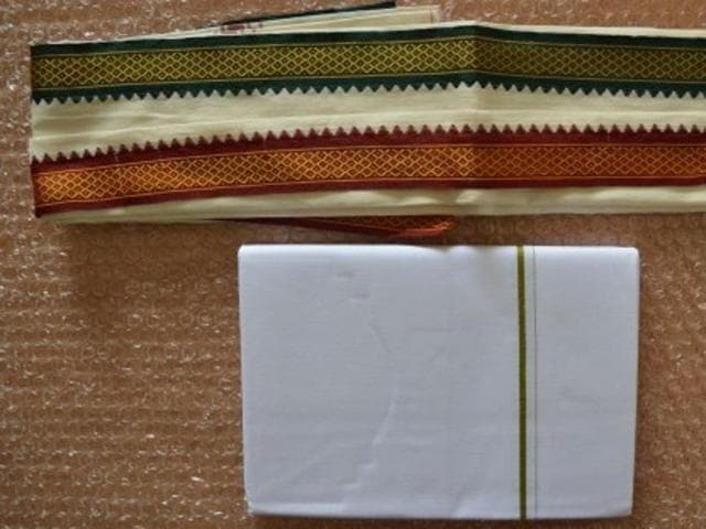 IIT Bombay has ordered 3,500 angavastrams made of honey comb towel cotton Khadi. Students will drape the piece of cloth over their clothes to mark the occasion. (File photo) IIT Bombay has ordered 3,500 angavastrams made of honey comb towel cotton Khadi. Students will drape the piece of cloth over their clothes to mark the occasion. (File photo)