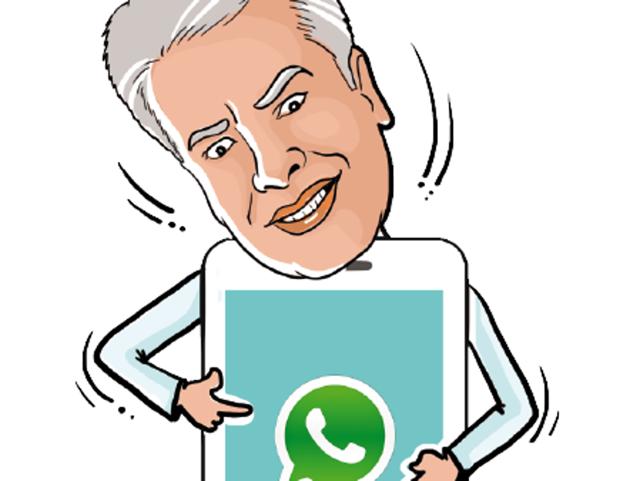 Jakhar has strengthened his presence on social media. He has launched ‘SJ NEWS 33’, a new WhatsApp group, to lambast the SAD-BJP combine. (Illustration: Daljeet Kaur Sandhu/HT) Jakhar has strengthened his presence on social media. He has launched ‘SJ NEWS 33’, a new WhatsApp group, to lambast the SAD-BJP combine. (Illustration: Daljeet Kaur Sandhu/HT)