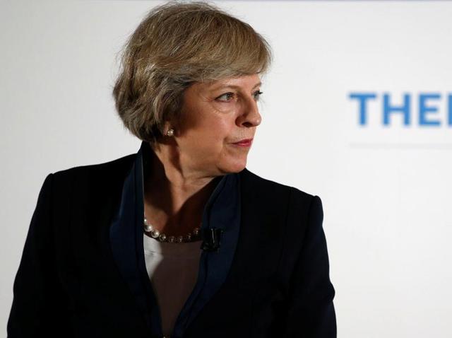 Britain's Home Secretary Theresa May speaks during her Conservative party leadership campaign at the Institute of Engineering and Technology in Birmingham. (REUTERS) Britain's Home Secretary Theresa May speaks during her Conservative party leadership campaign at the Institute of Engineering and Technology in Birmingham. (REUTERS)