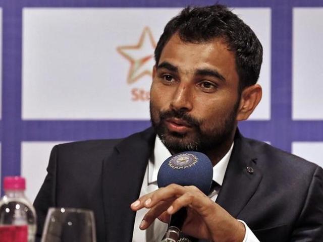Indian cricketer Mohammed Shami speaks during a news conference in Mumbai. (Reuters Photo) Indian cricketer Mohammed Shami speaks during a news conference in Mumbai. (Reuters Photo)