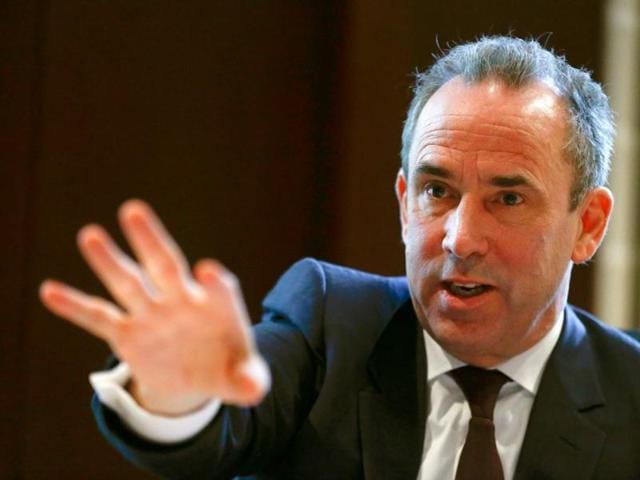 LafargeHolcim's CEO Eric Olsen gestures during an interview with Reuters in Zurich Switzerland. (Reuters file) LafargeHolcim's CEO Eric Olsen gestures during an interview with Reuters in Zurich Switzerland. (Reuters file)
