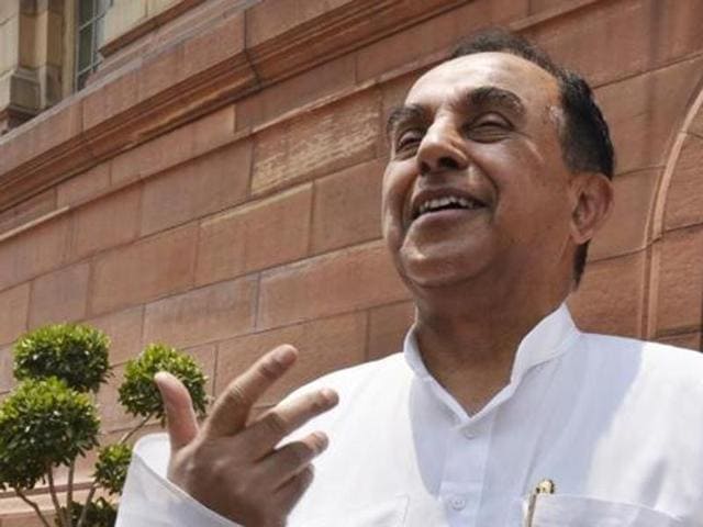 Swamy says the section was used against him “malafide and maliciously” to penalise him for his “clearheaded extensive research” and ideological beliefs. (Sonu Mehta/HT file photo) Swamy says the section was used against him “malafide and maliciously” to penalise him for his “clearheaded extensive research” and ideological beliefs. (Sonu Mehta/HT file photo)