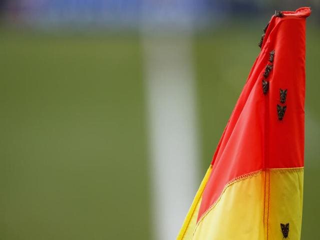Moths invaded the Stade de France in Saint-Denis ahead of the Euro 2016 final between France and Portugal on Sunday. Former Italian referee Pierluigi Collina (left) and referee Mark Clattenburg are seen surrounded by the insects. (REUTERS) Moths invaded the Stade de France in Saint-Denis ahead of the Euro 2016 final between France and Portugal on Sunday. Former Italian referee Pierluigi Collina (left) and referee Mark Clattenburg are seen surrounded by the insects. (REUTERS)