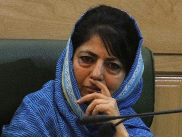 Jammu and Kashmir chief minister Mehbooba Mufti faces a tough task in dealing with public anger after security forces killed a young militant. (Hindustan Times) Jammu and Kashmir chief minister Mehbooba Mufti faces a tough task in dealing with public anger after security forces killed a young militant. (Hindustan Times)