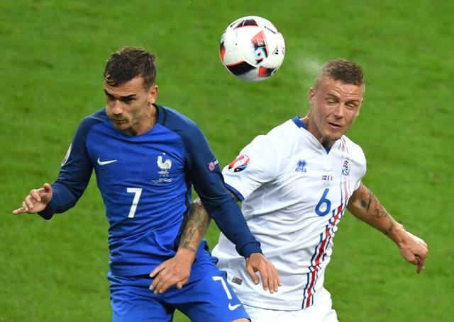 Iceland's defender Ragnar Sigurdsson (right) was one of the many in the squad that impressed at the Euro Championship. (AFP) Iceland's defender Ragnar Sigurdsson (right) was one of the many in the squad that impressed at the Euro Championship. (AFP)