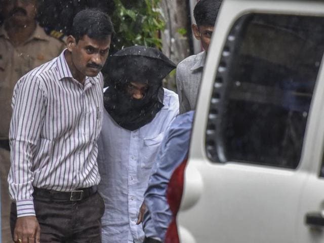 Kumar Pillai after extradition from Singapore on June 28, 2016. HT FILE(Hindustan Times) Kumar Pillai after extradition from Singapore on June 28, 2016. HT FILE(Hindustan Times)