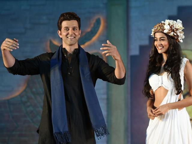 Actors Hrithik Roshan and Pooja Hegde dance during the promotion of the new film Mohenjo Daro in Mumbai. (AFP) Actors Hrithik Roshan and Pooja Hegde dance during the promotion of the new film Mohenjo Daro in Mumbai. (AFP)