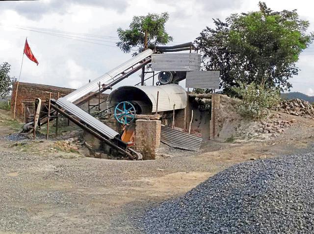 Experts say crushers, illegal mining and brick kilns operate in Dalma illegally, due to which the elephants frequently stray into Jamshedpur.(HT Photo)