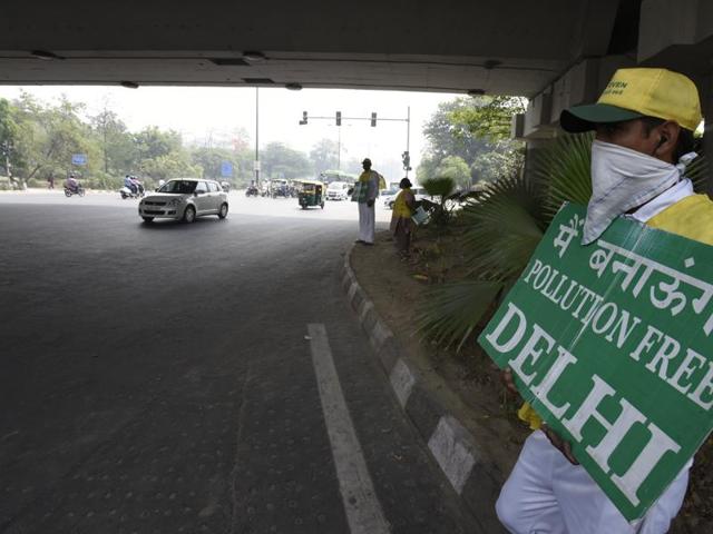 The first and second editions of the road-rationing scheme were implemented in January and April this year. The aim of the scheme was to bring down rising pollution levels in the capital. (Hindustan Times) The first and second editions of the road-rationing scheme were implemented in January and April this year. The aim of the scheme was to bring down rising pollution levels in the capital. (Hindustan Times)