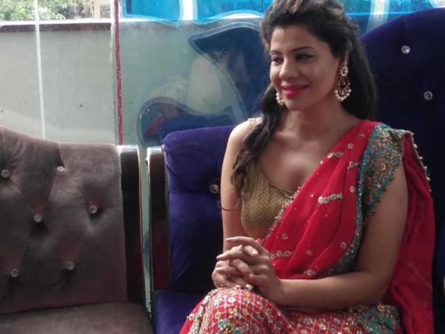 Sambhavna is currently playing the vamp in a TV show Razia Sultan. (Anmol Arora/HT)