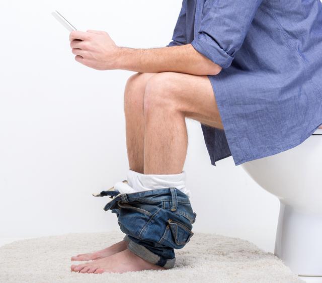 About 12% of respondents confessed to watching explicit material on their smartphone while in the toilet. (Shutterstock)