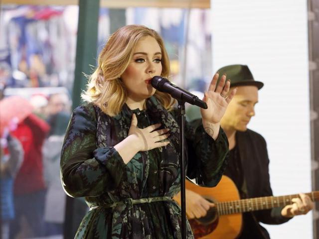 Adele at No. 9 on the Forbes' annual list of the 100 highest-paid celebrities with $ 80.5 million. (AP) Adele at No. 9 on the Forbes' annual list of the 100 highest-paid celebrities with $ 80.5 million. (AP)