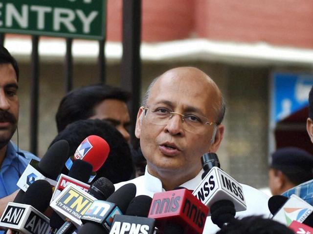 Abhishek Manu Singhvi said that there is no change in Congress’ stand on the GST Bill. (PTI File Photo) Abhishek Manu Singhvi said that there is no change in Congress’ stand on the GST Bill. (PTI File Photo)