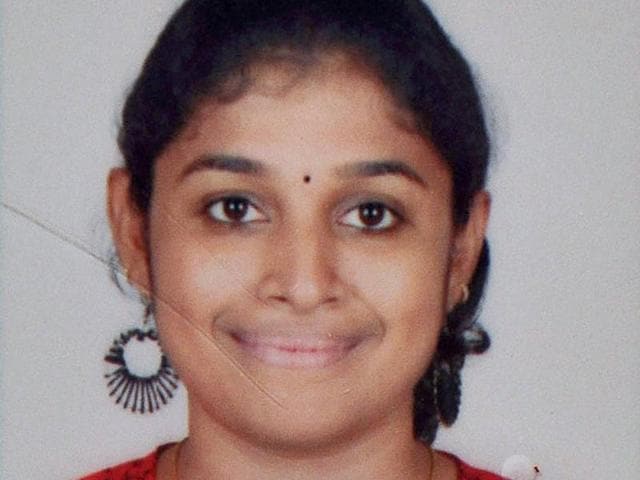 Chennai: A file picture of techie S Swathy (24), who was found dead at a railway station in Chennai on Friday. PTI Photo (PTI6_24_2016_000180B) (PTI) Chennai: A file picture of techie S Swathy (24), who was found dead at a railway station in Chennai on Friday. PTI Photo (PTI6_24_2016_000180B) (PTI)