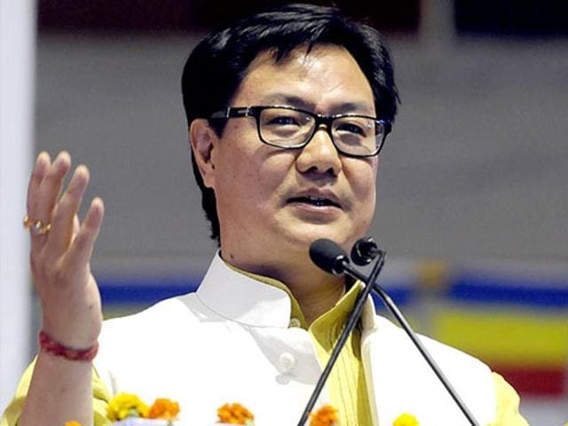 Minister of state for home affairs, Kiren Rijiju said the central government would respect and honour the apex court verdict on Arunachal Pradesh. (HT File Photo) Minister of state for home affairs, Kiren Rijiju said the central government would respect and honour the apex court verdict on Arunachal Pradesh. (HT File Photo)